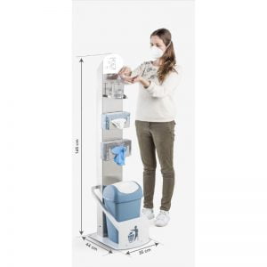 Υγειονομικός σταθμός - Ανοξείδωτη υγειονομική στήλη - εφαρμογή