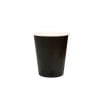 Χάρτινο ποτήρι μαύρο 8oz - μονό τοίχωμα
