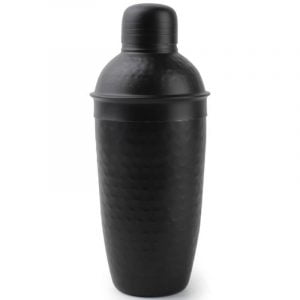 Aertis shaker μαύρο matte σφυρήλατο με 3 μέρη 60cl