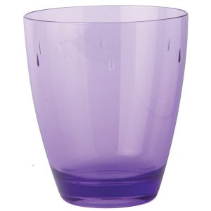 Mori 2A ποτήρι νερού PC μωβ Drop Line 38cl