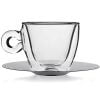 Luigi Bormioli φλιτζάνι με πιατάκι Thermic glass 16,5cl (2 τεμαχίων)