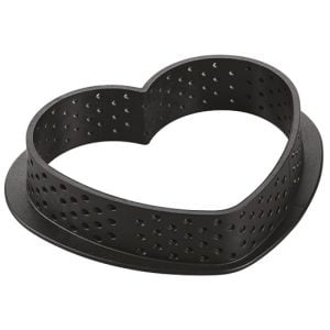 Silikomart Τσέρκι καρδιά διάτρητο 8x7cm (σετ 8 τεμαχίων)