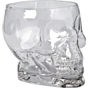 Ποτήρι Cocktail Tiki Γυάλινο "SKULL" 150cl