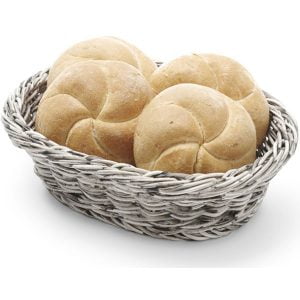 Hendi ψωμιέρα οβάλ γκρι 25x19cm