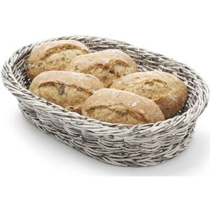 Hendi ψωμιέρα οβάλ γκρι 32x23cm