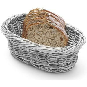 Hendi ψωμιέρα οβάλ γκρι 19x12cm