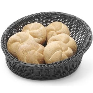 Hendi ψωμιέρα στρογγυλή λοξή μαύρη Ø31cm