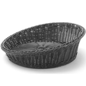 Hendi ψωμιέρα στρογγυλή λοξή μαύρη Ø37cm