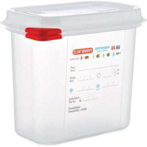 Araven δοχείο αποθήκευσης τροφίμων αεροστεγές GN 1/9 1.5L