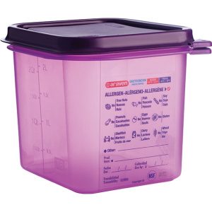 Araven δοχείο αποθήκευσης τροφίμων PP Allergen GN1/6 15cm