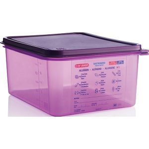 Araven δοχείο αποθήκευσης τροφίμων PP Allergen GN1/2 15cm