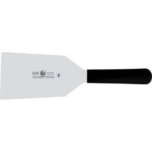 ICEL Square Ended Turner Σπάτουλα ψήστη μαύρη πλατιά λάμα 16cm
