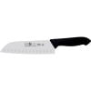 ICEL Μαχαίρι 18cm μαύρο Santoku Granton
