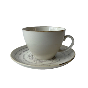 Porline φλιτζάνι με πιάτο Porline Athena 22.5cl