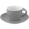 Φλιτζάνι espresso με πιατάκι γκρι 8cl