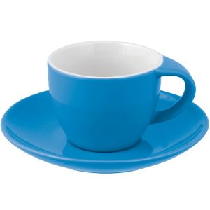 Φλιτζάνι espresso με πιατάκι μπλε 8cl