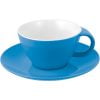 Φλιτζάνι σοκολάτας με πιατάκι μπλε 39cl