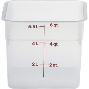 Cambro δοχείο αποθήκευσης PP CamSquare 5,7L