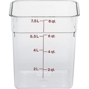 Cambro δοχείο αποθήκευσης PC CamSquare 7,6L