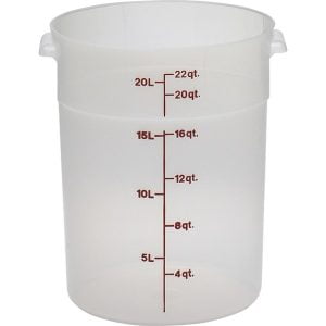 Cambro δοχείο στρογγυλό PP CamWare 20,8L