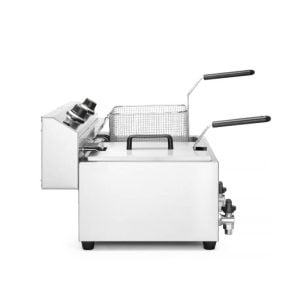 Hendi επαγγελματική φριτέζα με βρυσάκι Mastercook 2x8L