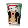 Χάρτινο ποτήρι καφέ διπλότοιχο PinUp - XMAS SANTA-2