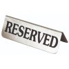 Ανοξείδωτο σήμα RESERVED