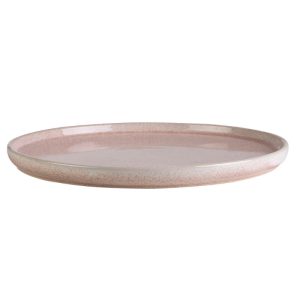 Πιάτο επίπεδο Pink reactive glaze Ø21cm