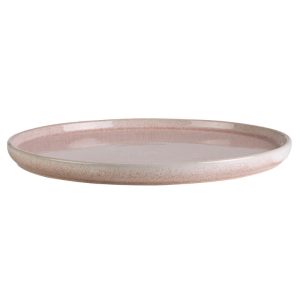 Πιάτο επίπεδο Pink reactive glaze Ø27cm
