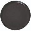 Πιάτο επίπεδο Sandstone matt black Ø27cm x 2.5cm