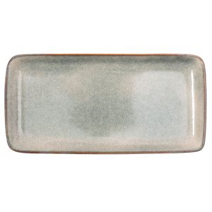 Πιατέλα ορθογώνια Grain reactive glaze 20.5cm x 13.5cm