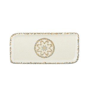 Πιατέλα ορθογώνια Tessera ByBone 36.5cm x 16.5cm