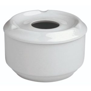 Σταχτοδοχείο με καπάκι - αντιανεμικό πορσελάνης