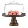 Cake Stand ξύλο σημύδας Wenge Ø30cm x 12cm
