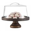 Cake Stand ξύλο σημύδας Wenge Ø30cm x 8cm