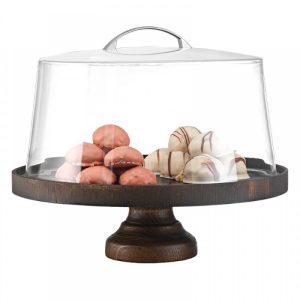 Cake Stand ξύλο σημύδας Ø35cm x 8cm Wenge