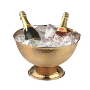 Ποντσιέρα σφυρήλατη Antique χρυσή 34cm x 21cm