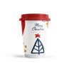 Χάρτινο ποτήρι διπλότοιχο "XMAS DESERT" 14oz/330ml